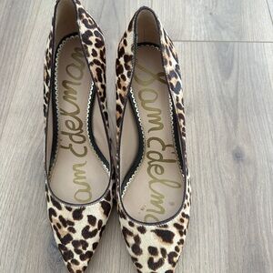 Sam Edelman Leopard Print Heels